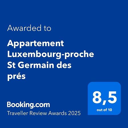 Appartement Luxembourg-Proche St Germain Des Pres Paris Eksteriør bilde